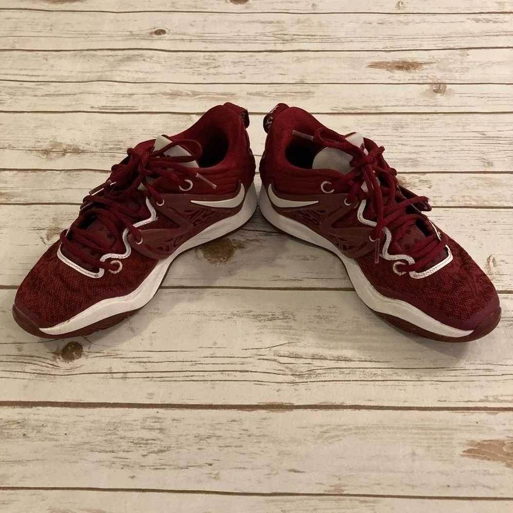 Nike Kevin Durant KD 15 TB Promo Low Team Basketball Sneakers Wine Red Size 6
